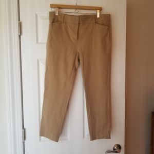 New York & Company Pant Khaki Stretch 12